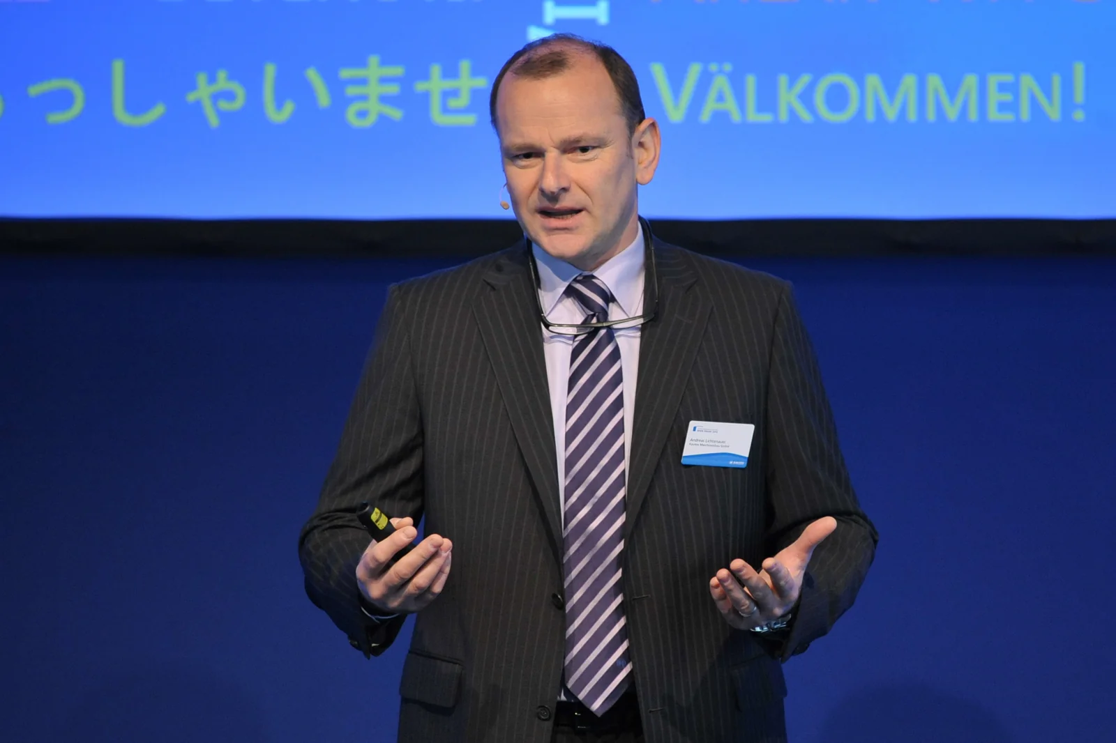 Andreas Lichtenauer bei einem Vortrag beim Open House 2012